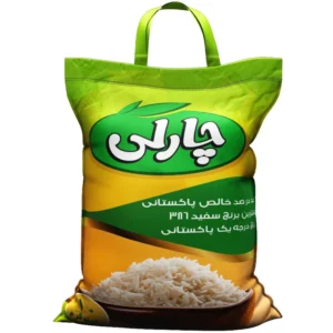 برنج پاکستانی 386 سفید چارلی - 10 کیلوگرم